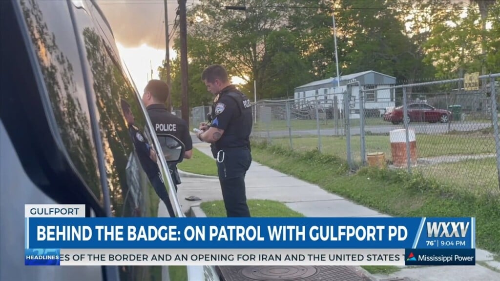 Behind The Badge: Night Patrol With Gulfport Police Department