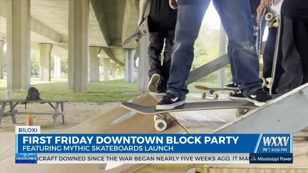Mythic Skateboards Debuts At Biloxi First Friday Downtown Block Party