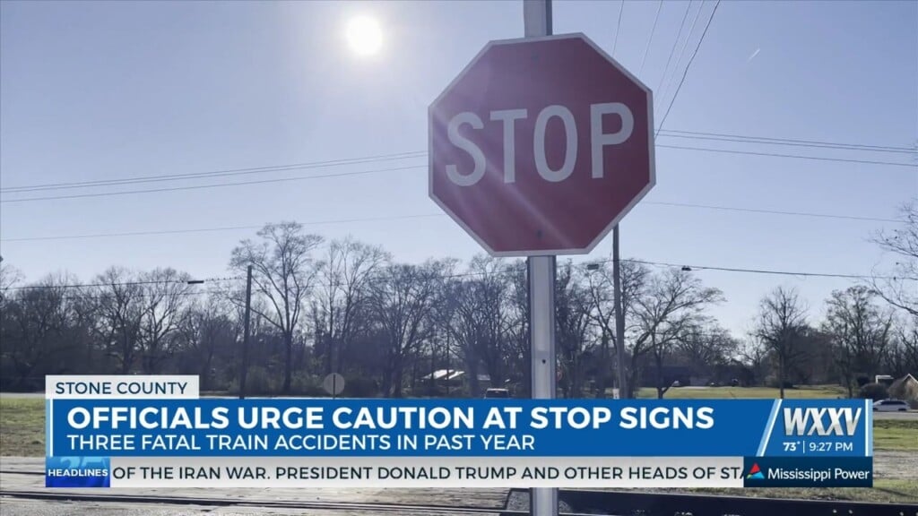 Stone County Officials Urging Caution At Stop Signs Following Deadly Train Accidents