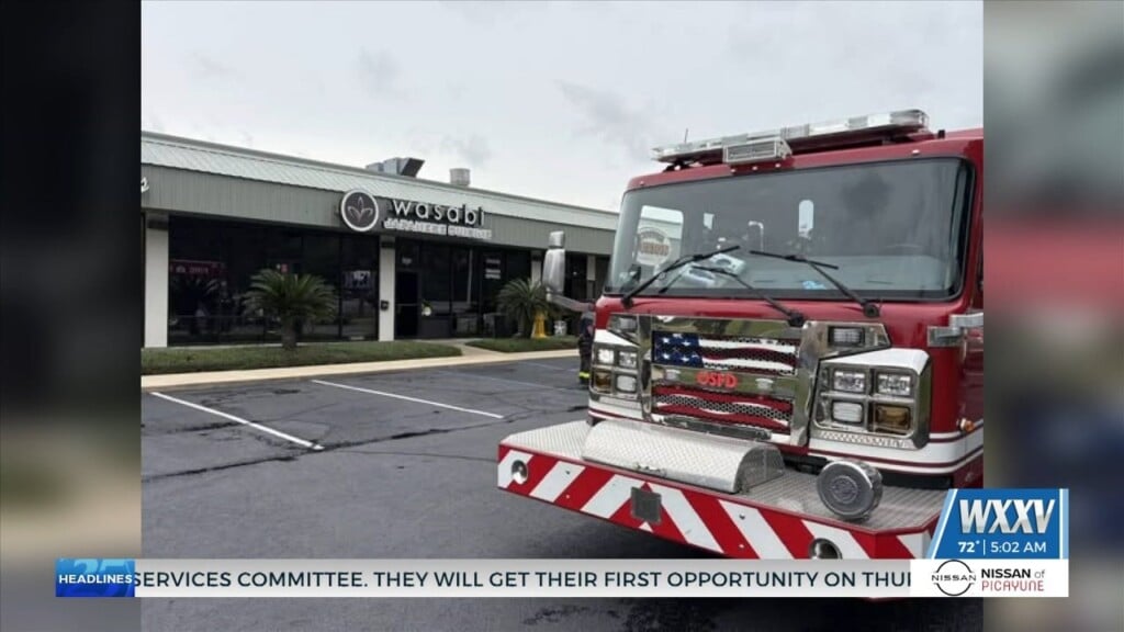 Ocean Springs Fire Department Responded To Fire At Wasabi’s Restaurant