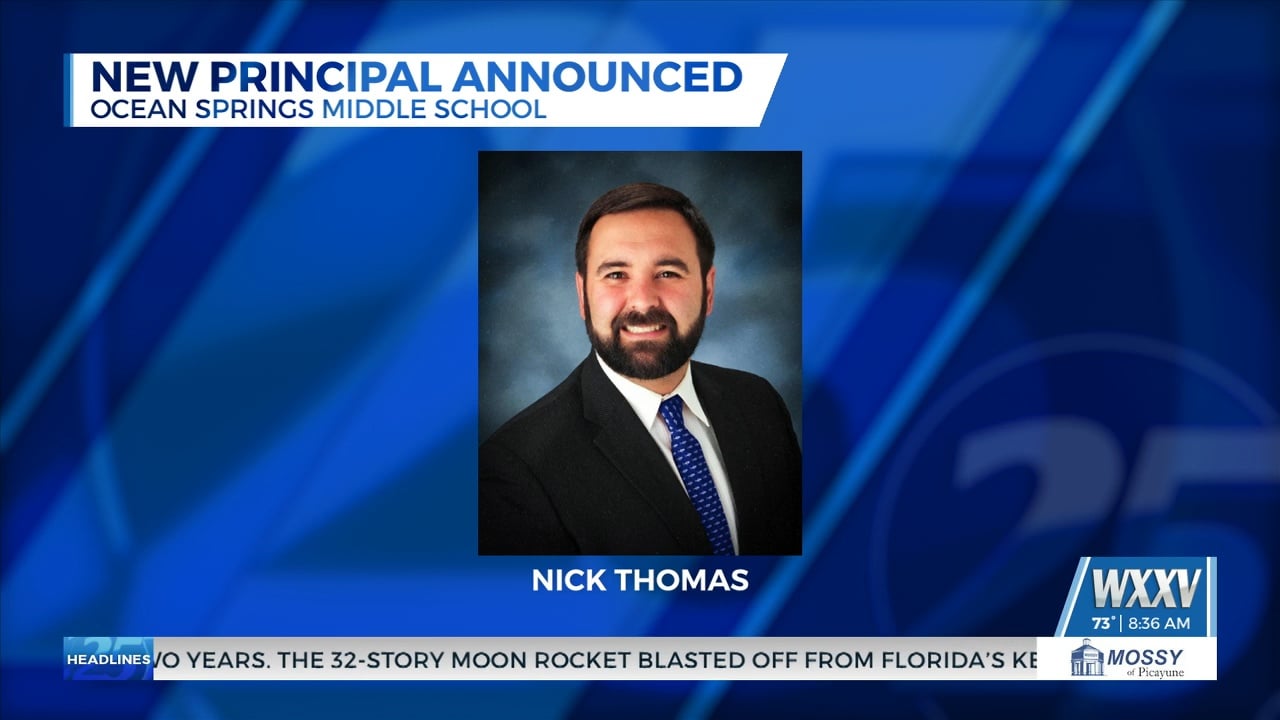 Ocean Springs Middle School announces new principal - WXXV News 25