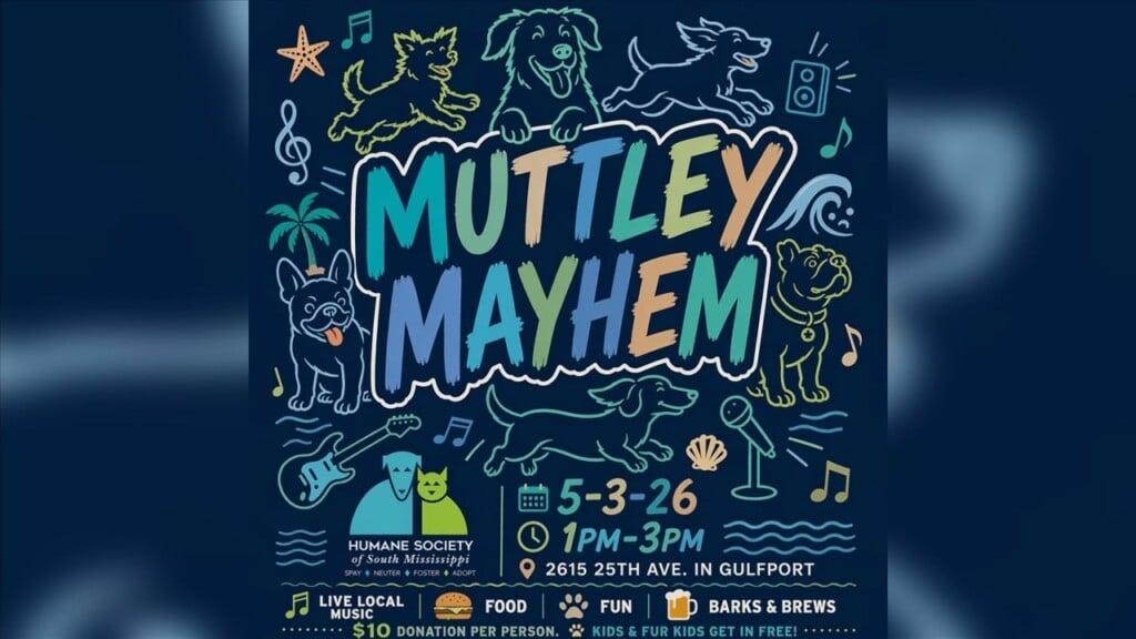 Humane Society Of South Mississippi Hosting ‘muttley Mayhem’ Event