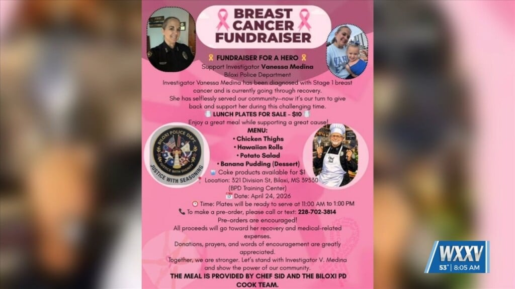 Biloxi Pd Hosting Fundraiser For Investigator Battling Breast Cancer