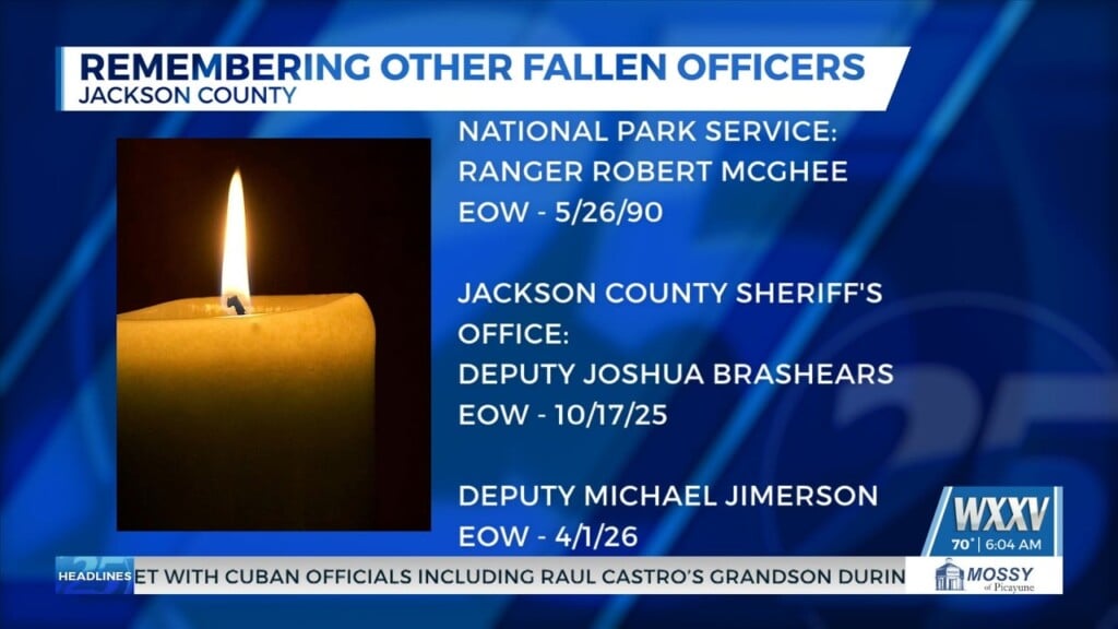 Jackson County Sheriff’s Department Remembers Fallen Officers