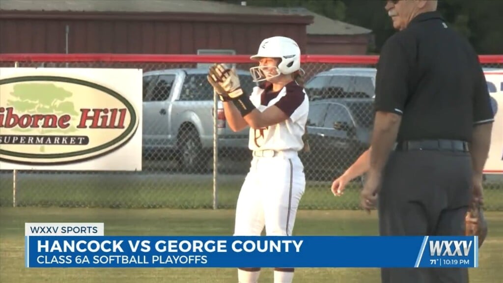 George County Softball Punches Fifth Straight Ticket To South State Championship With 4 3 Win Over Hancock