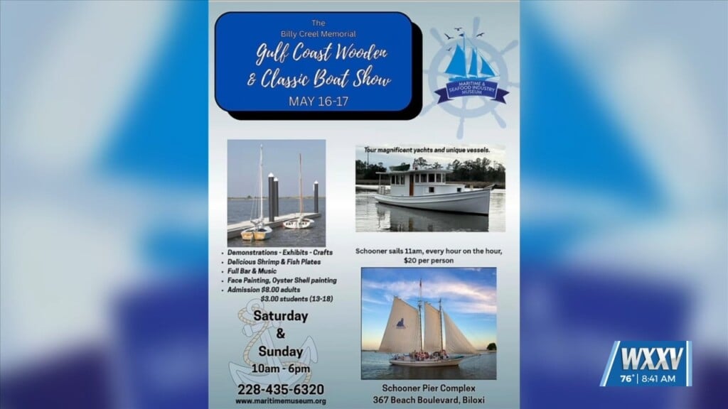 Maritime And Seafood Industry Museum Hosting Annual Billy Creel Memorial Boat Show