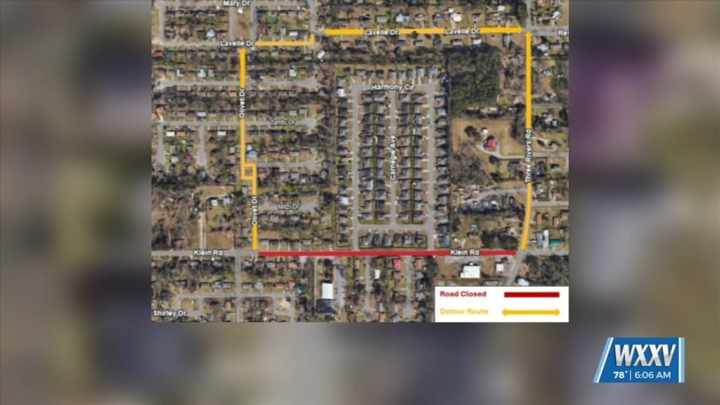 Klein Road Closure Extended In Gulfport