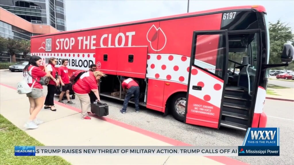 National Blood Clot Alliance Brings Red Bus Tour To Gulfport To Raise Awareness
