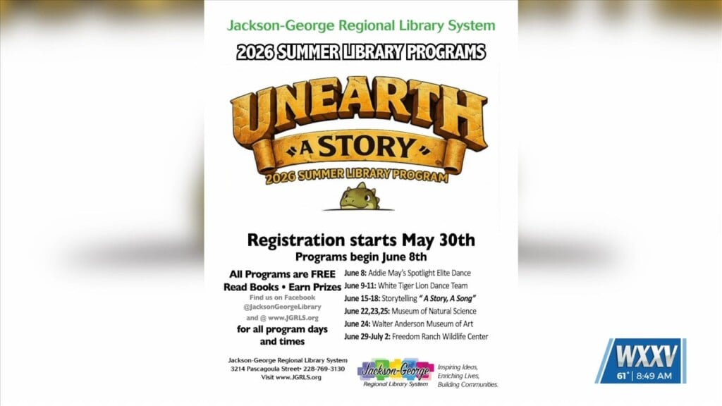 Jackson George Regional Library Invites Community To Participate In 2026 Summer Programs