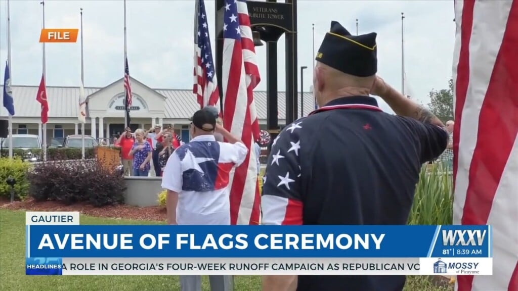 Gautier To Honor Fallen Heroes At Annual Avenue Of Flags Ceremony On Memorial Day