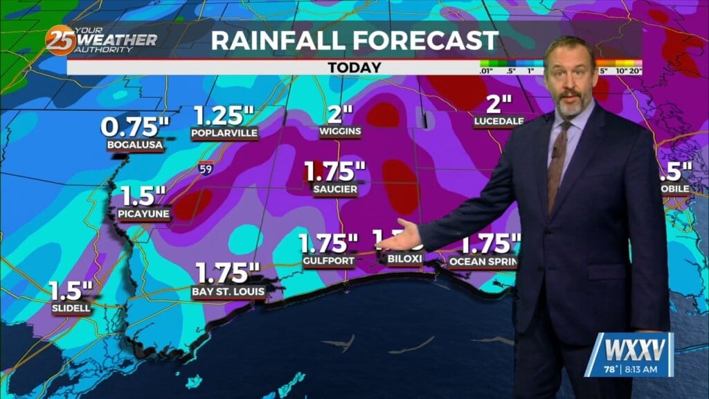 05/25 Ryan's "wet Memorial Day" Monday Morning Forecast