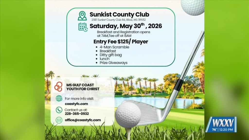 Youth For Christ Golf Tournament Scheduled To Tee Off In Late May