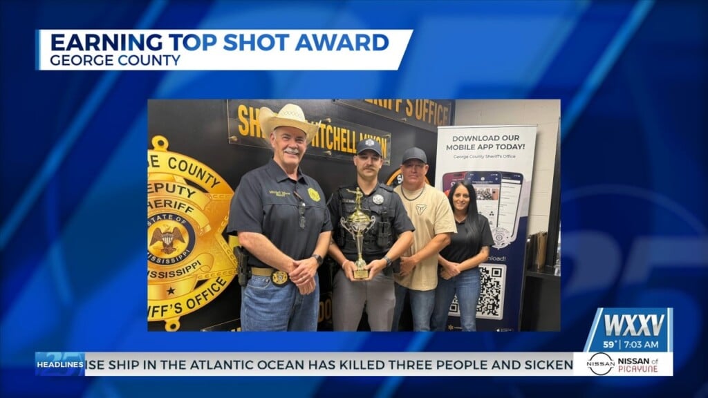 Deputy Earns Top Shot Award At George County Sheriff’s Firearm Qualifications