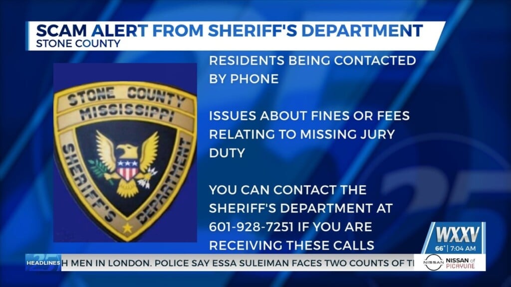 Stone County Sheriff’s Office Warns Of Jury Duty Scam Targeting Residents