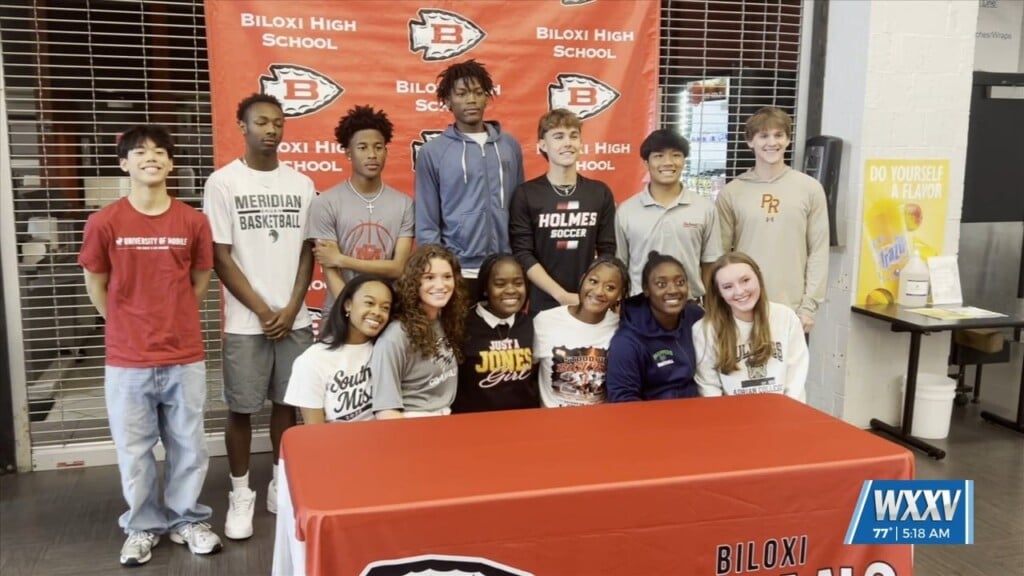 13 Biloxi High Student Athletes Sign To The Next Level