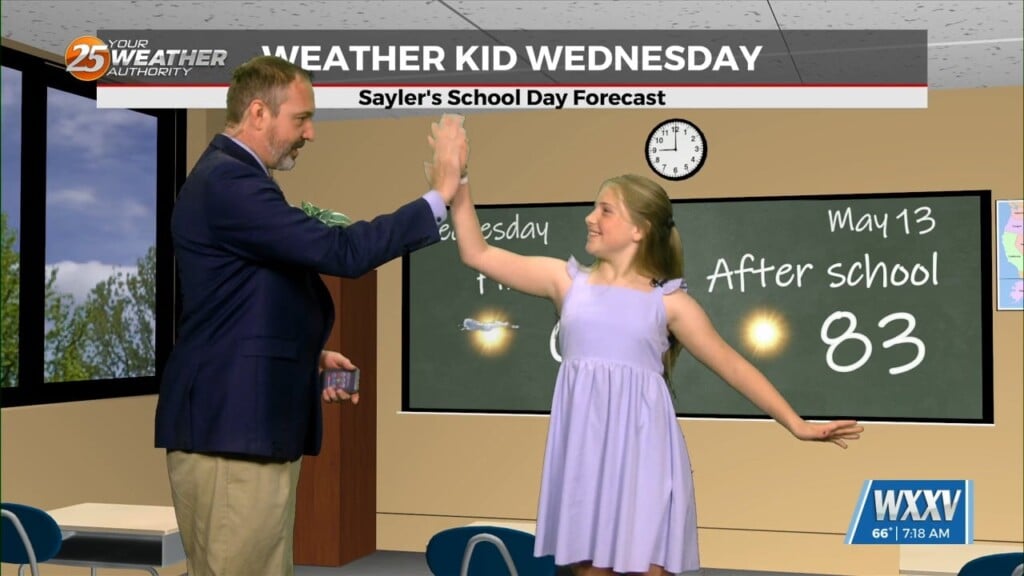 05/13 Sayler's "weather Kid" Wednesday Forecast