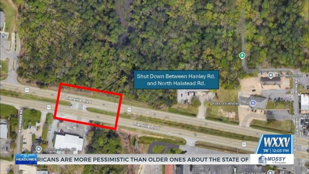 Road Closure Scheduled For Tuesday In Ocean Springs