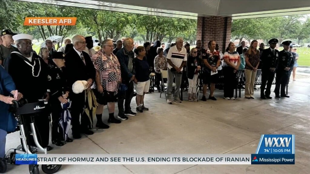 Community Gathers For Memorial Day Ceremony At Biloxi National Cemetery