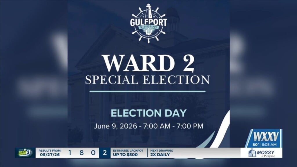 Special Election For Gulfport Ward 2 Council Position Set