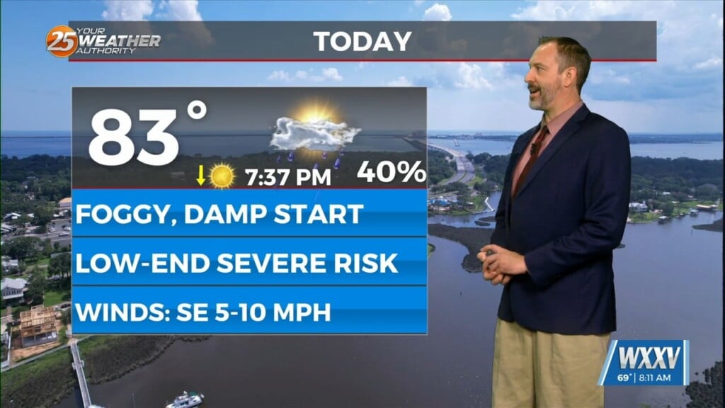 05/11 Ryan's "foggy Start, Stormy Evening" Monday Forecast
