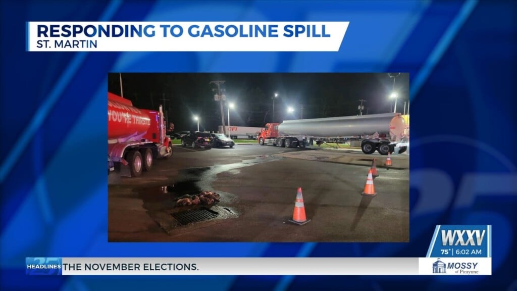 Jackson County Fire Protection Team Responds To Gasoline Spill