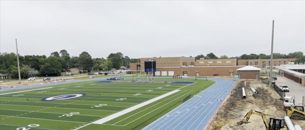 Progress Continues On New Gulfport High School Football Stadium