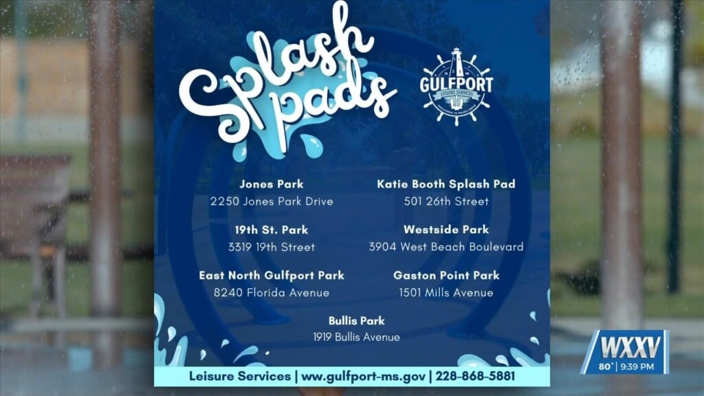 Family Fun Returns As Gulfport Splash Pads Reopen Across The City