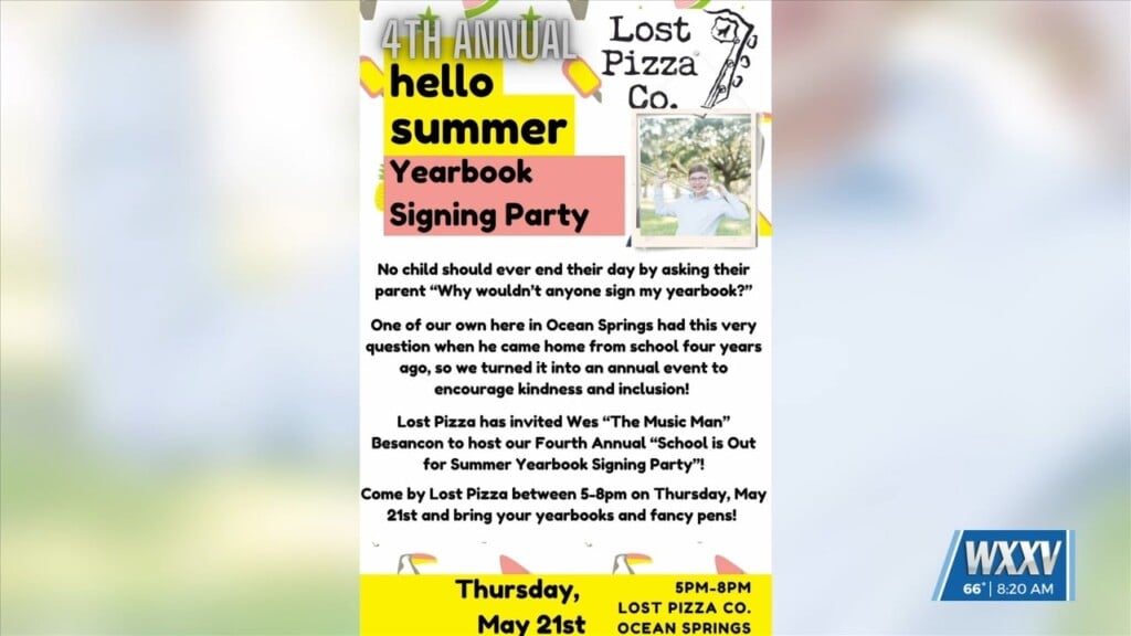 Lost Pizza Hosting Yearbook Signing Party For Students Ahead Of School Year End