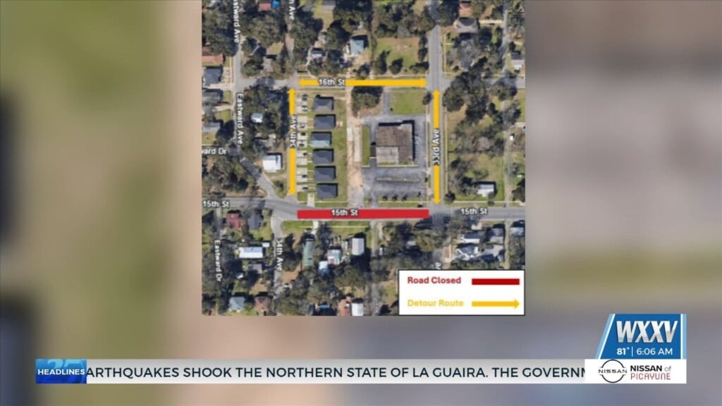 15th Street Road Closure In Gulfport Extended