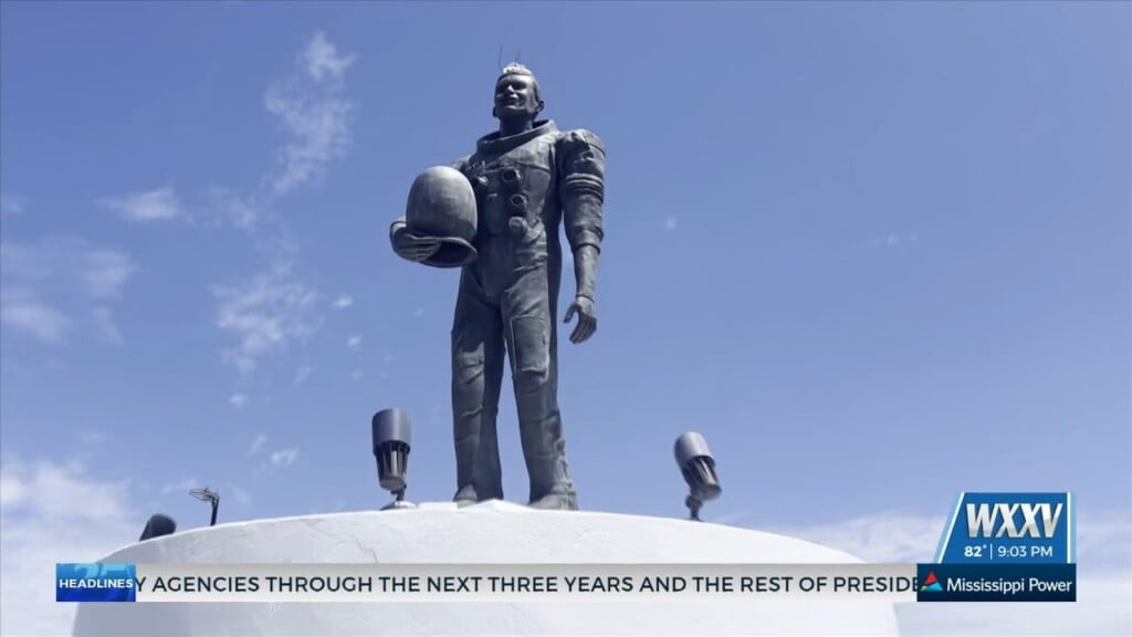 Biloxi Fred Haise Statue And Moonwalk Undergoing Updates; Area To Be Renamed