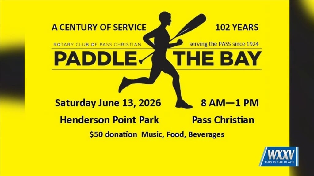 Pass Christian Rotary Club Hosting Paddle The Bay Fundraiser