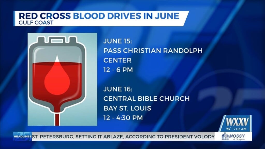 American Red Cross Holding Multiple Blood Drives Across The Coast In June