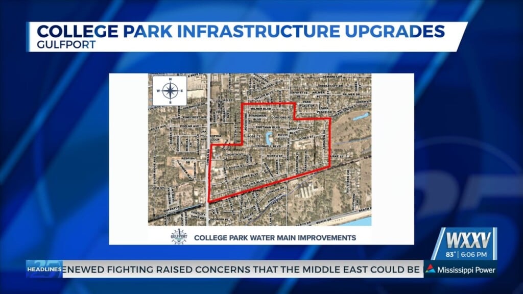 Infrastructure Upgrades Moving Forward For College Park Neighborhood In Gulfport