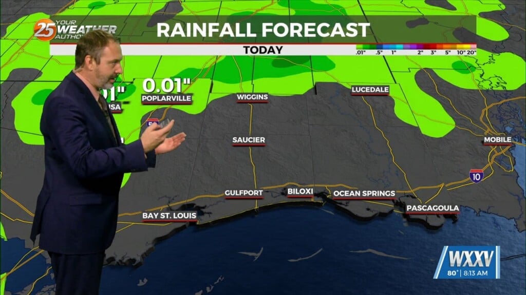 06/08 Ryan's " Cloudy, But Drier" Monday Morning Forecast
