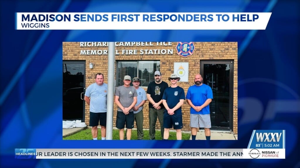 City Of Madison Sends First Responders To Help In Wiggins After Severe Weather