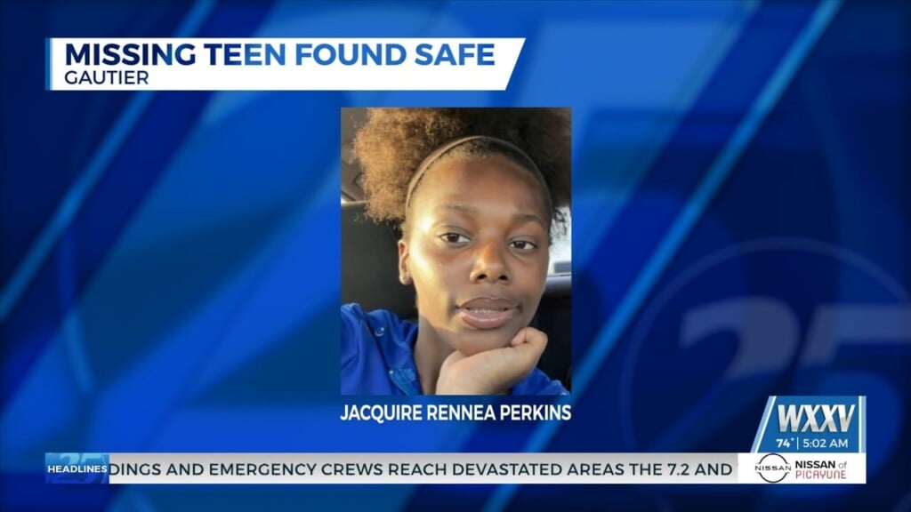 Gautier Teen Reported Missing Has Been Located Safely