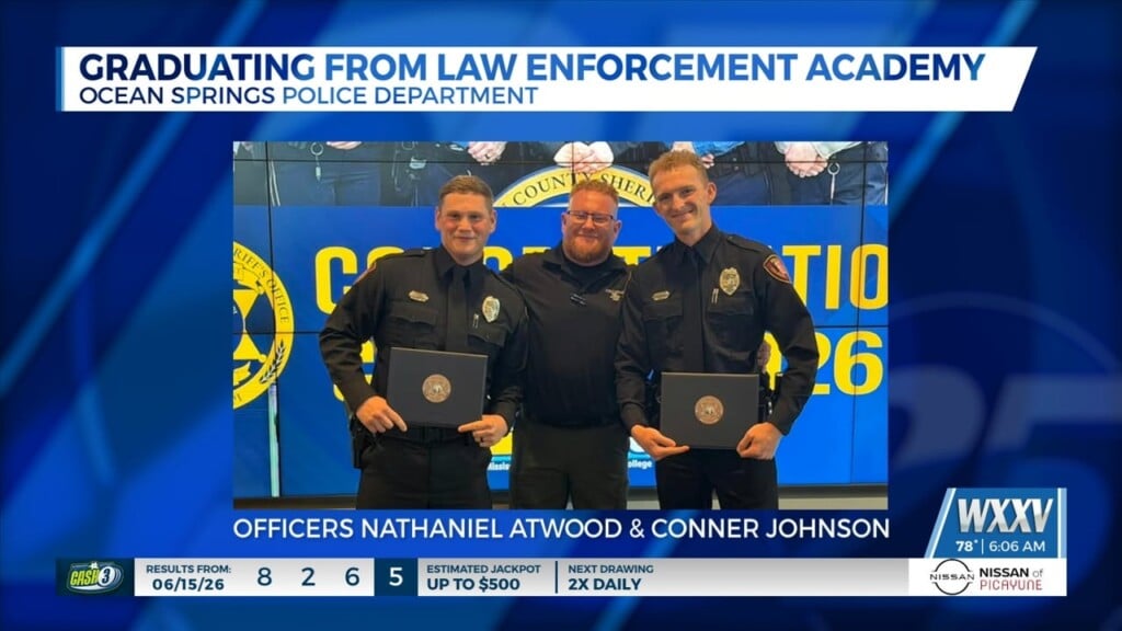 Ocean Springs Pd Celebrate Recent Law Enforcement Academy Graduates