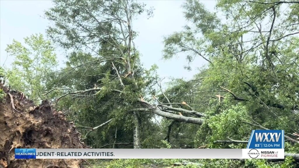 First Responders Assessing Storm Damage In Harrison County