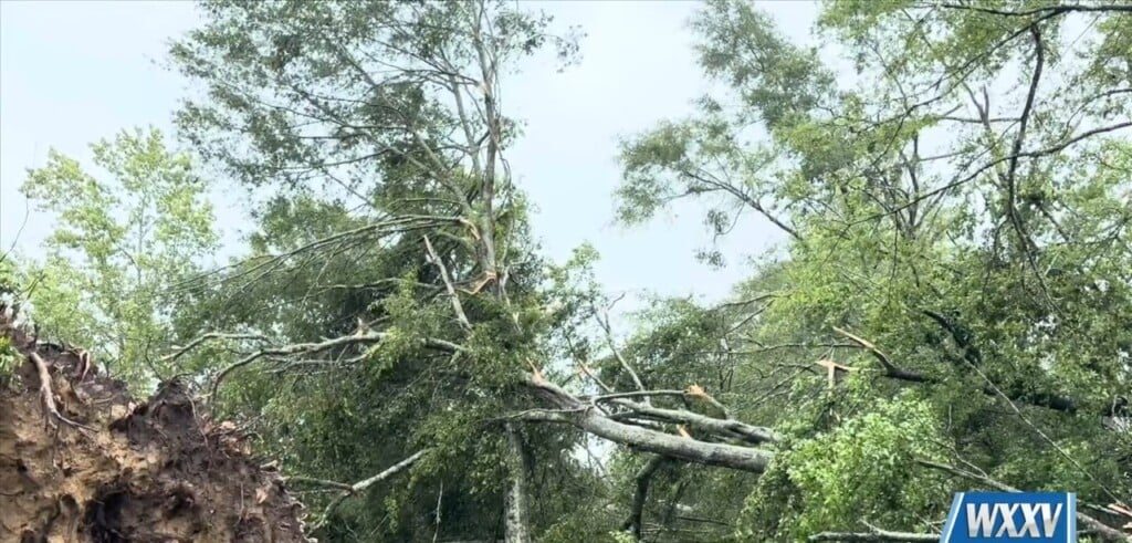 First Responders Assessing Storm Damage In Harrison County