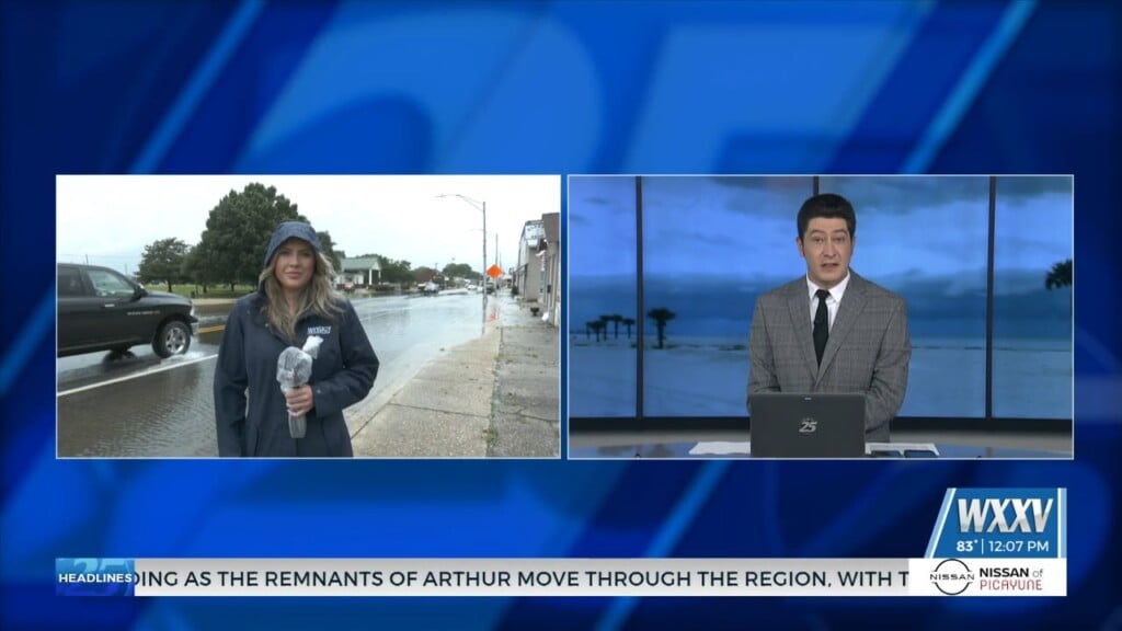 Wxxv News 25’s Brynne Baxley With An Update On Conditions In Picayune