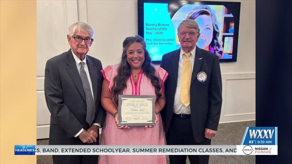 Local Teacher Recognized By Biloxi Rotary Club