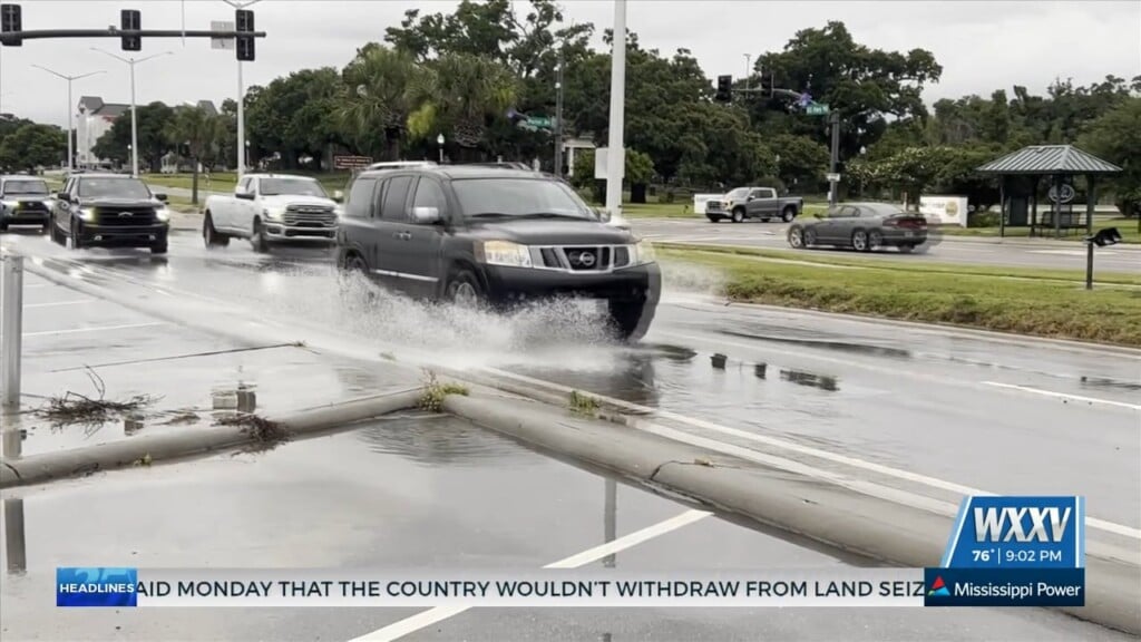 Flooding Across Coastal Ms Caused By Excessive Rain; More Heavy Rain Expected