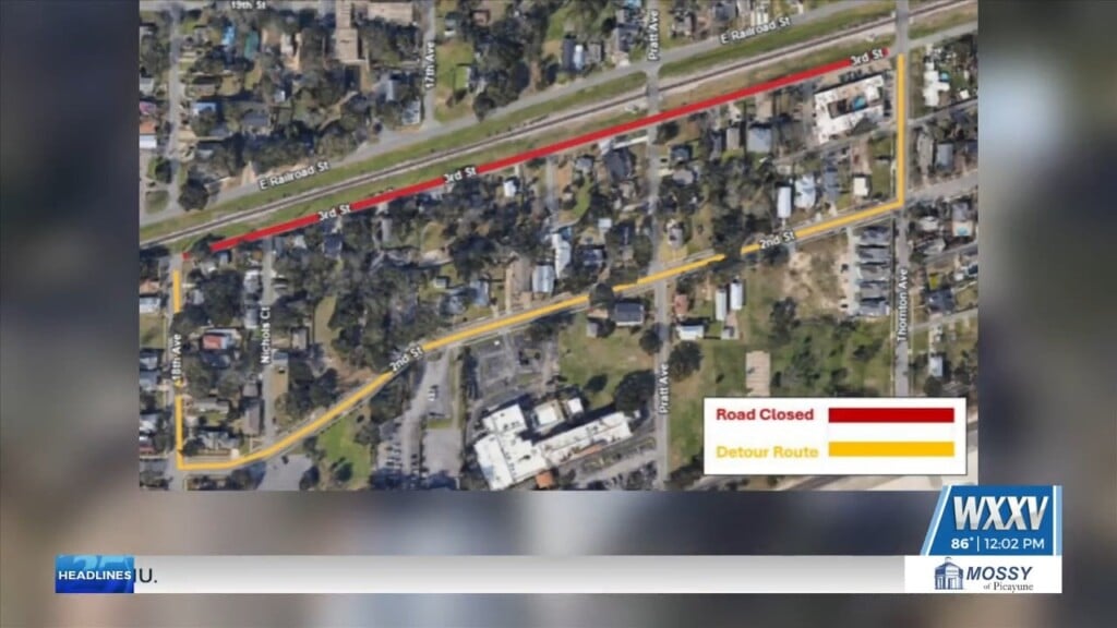Road Closure For 3rd Street In Gulfport