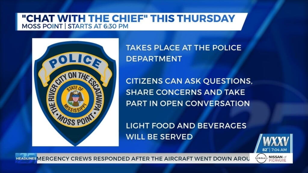 Moss Point Police Chief Invites Community To ‘chat With The Chief’