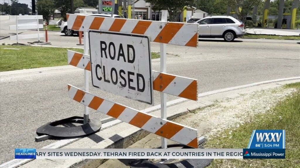 Three Rivers Road Closure Begins In Gulfport