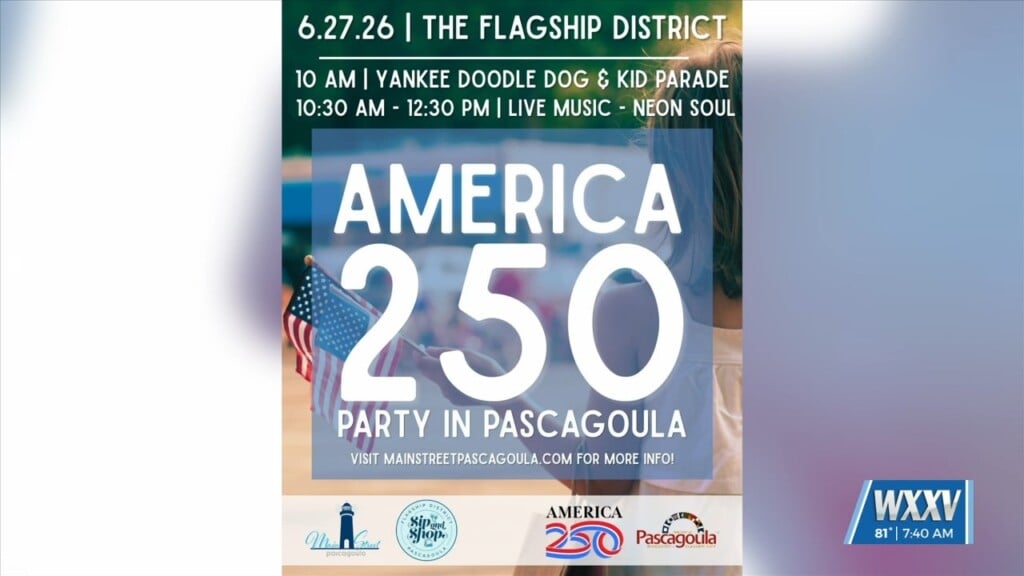 City Of Pascagoula Invites Community To America 250 Celebration