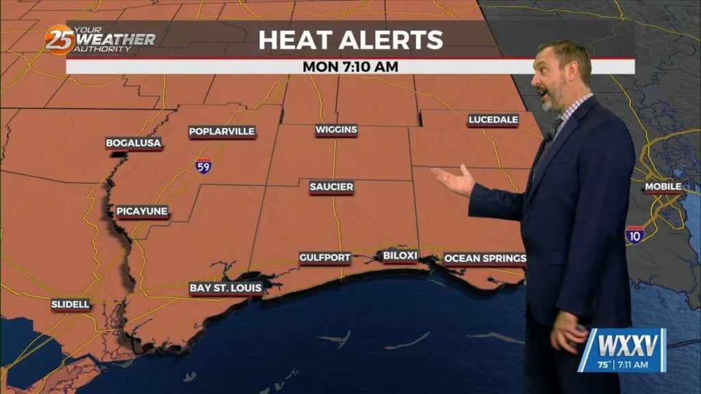 07/20 Ryan's "dangerous Heat" Monday Forecast