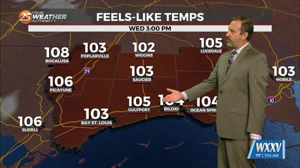 07/01 Ryan's "hot & Humid" Wednesday Morning Forecast
