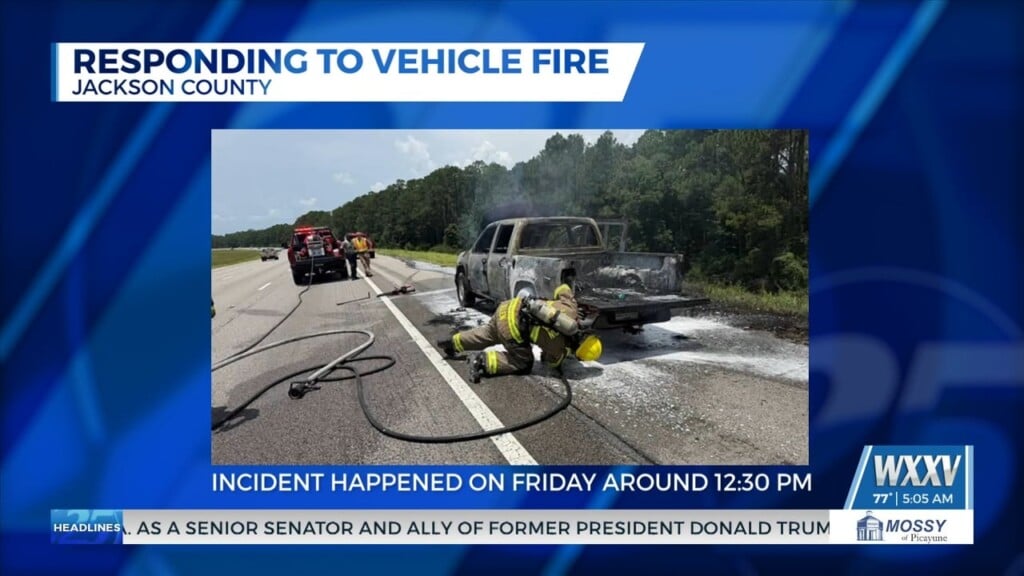 Jackson County Fire Protection Responds To Vehicle Fire