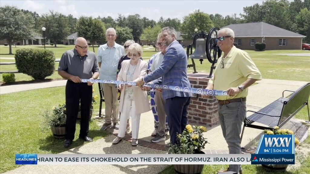 Home Of Grace Dedicates Prayer Garden And Bell To Honor Longtime Supporter Dub Herring